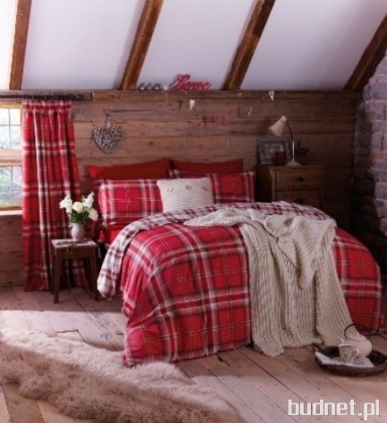 Pościel British Home Kelso Red